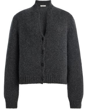 The Row Pynta Cashmere Cardigan - Black