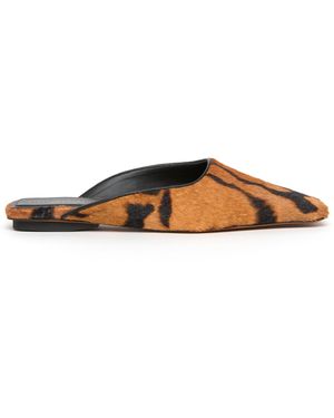 Stella McCartney Patterned Velvet Mules - White