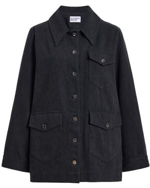 Matthew Bruch Denim Chore Jacket - Black