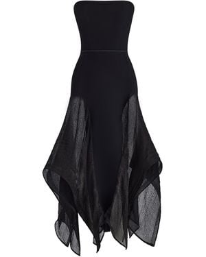 Maticevski Sybil Asymmetric Dress - Black