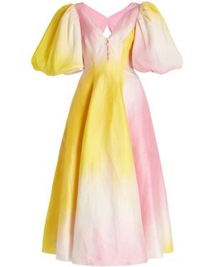 Aje. Cloud Burst Midi Dress - Multicolour