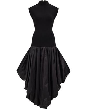 Aje. Venetia Knit Midi Dress - Black