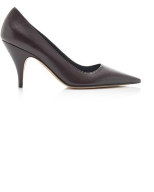 The Row Liisa Three Leather Court Shoes - Black