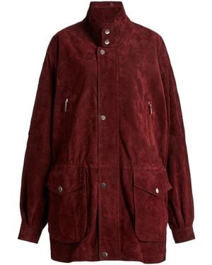 Christopher Esber Hunt Leather Jacket - Red