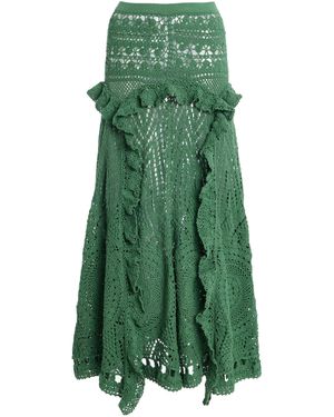 Ulla Johnson Floretta Crochet Skirt - Green