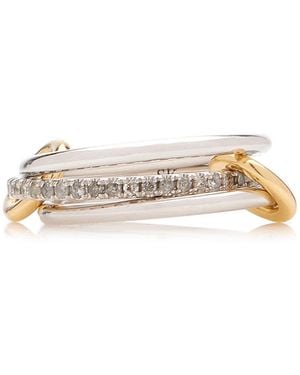 Spinelli Kilcollin Sonny 18K; Sterling Diamond Ring - Metallic
