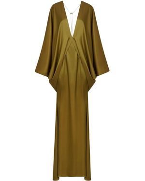 Taller Marmo Butterfly Cocoon Gown - Green