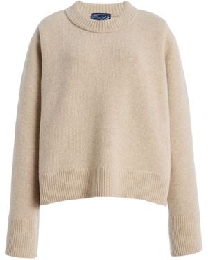 With Nothing Underneath Exclusive Devon Wool Jumper - Natural