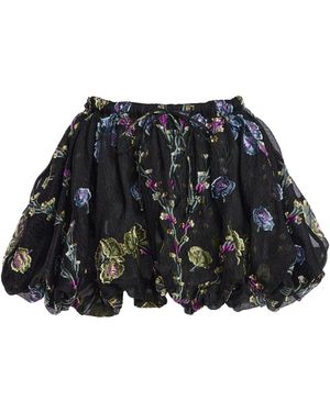 Ulla Johnson Maeve Silk-Blend Bubble Mini Skirt - Black