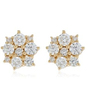 Sydney Evan 14K Diamond Earrings - Metallic