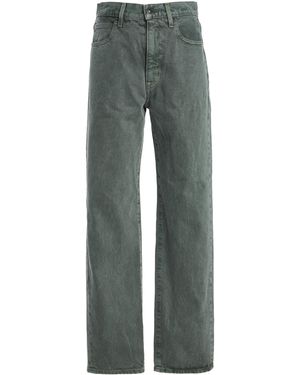 SLVRLAKE Denim London Rigid High-rise Straight-leg Jeans - Gray