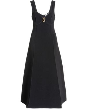 Aje. Sylvette Knit Midi Dress - Black