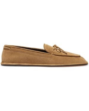 Emme Parsons Parker Leather Moccasins - Grey