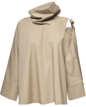 DI STAVNITSER Berlin Cotton-Blend Top - Natural