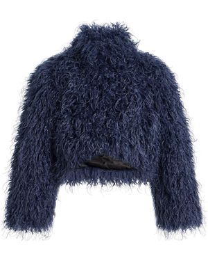 Apparis Ginette Monoglian Coat - Blue