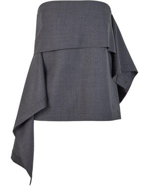 Heirlome Rosario Wool-Blend Top - Blue