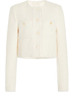 Ulla Johnson Brynn Cotton-Blendtweed Jacket - White