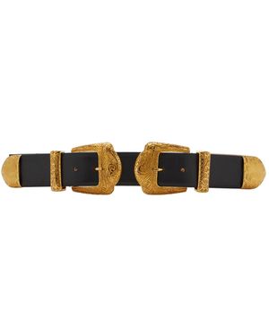 DEHANCHE The Midas Leather Belt - Black