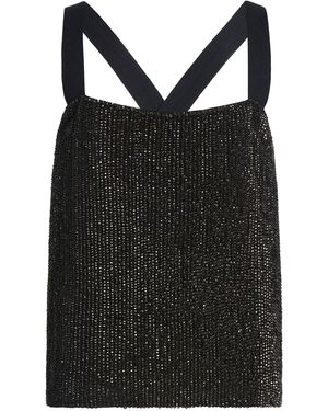 Kallmeyer Kit Crossback Prism Sequined Top - Black