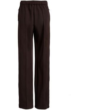 Courreges Straight-leg Interlock Sweatpants - Black