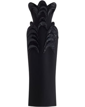 Maticevski Glint Sequined Maxi Dress - Black