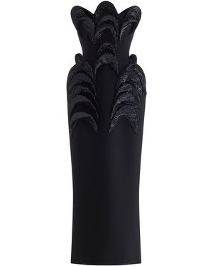 Maticevski Glint Sequined Maxi Dress - Black