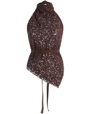 Tae Park Exclusive Lace Kite Top - Brown