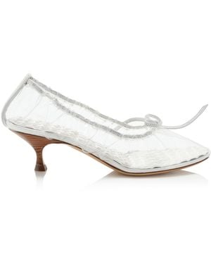 Herbert Levine Rain Check Pvc Ballet Pumps - White