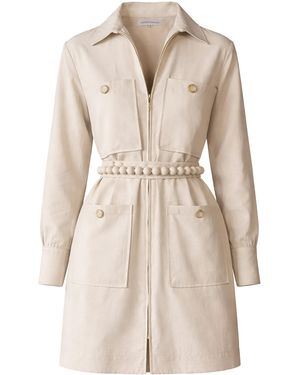ANDRES OTALORA De Antes Embellished Mini Dress - Natural