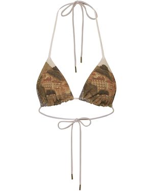 ANDRES OTALORA Tiempo Detenido Bikini Top - Multicolour