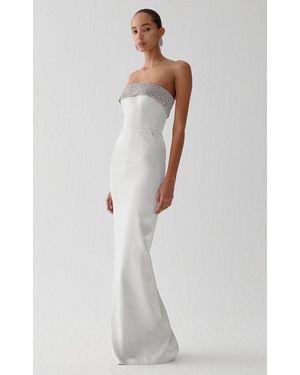 The New Arrivals Ilkyaz Ozel Rhea Maxi Dress - White