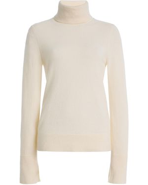 Jonathan Simkhai Aaliyah Merino Wool Turtleneck - White