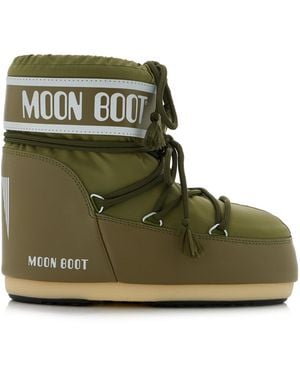 Moon Boot Icon Low Nylon Boots - Green