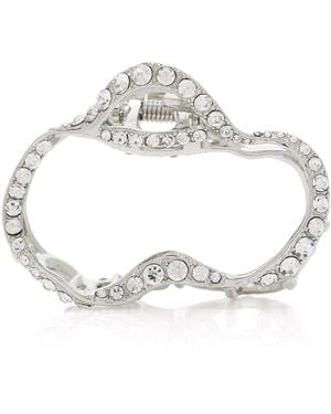 Lelet Tera Crystal Claw Clip - White