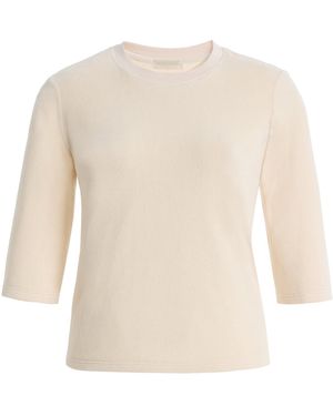 Suzie Kondi Corfu Velour Top - Natural