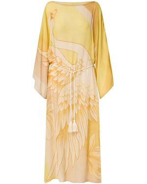 ROAME. Jolina Maxi Kaftan - Yellow