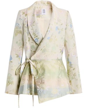 Rosie Assoulin Rapt Attention Jacquard Blazer - White