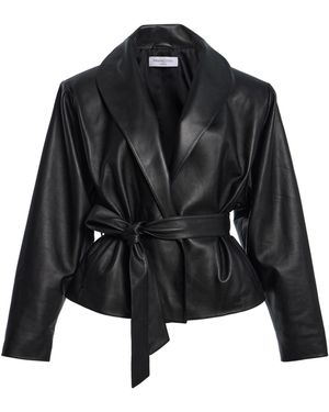 Franchise Madeleine Leather Jacket - Black