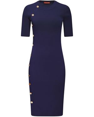 Altuzarra Minamoto Knit Dress - Blue