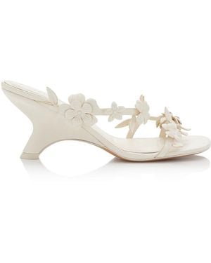 Jonathan Simkhai Willow Strappy Leather Sandals - White