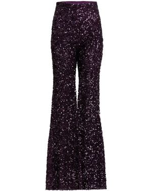 Silvia Tcherassi Avellino Sequined Trousers - Blue