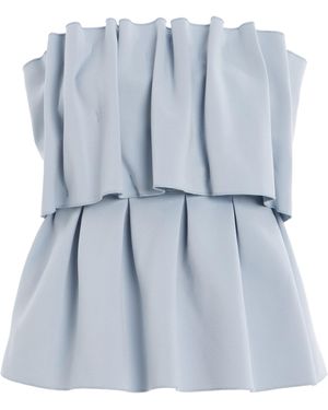 House of Dagmar Exclusive Sculpted Strapless Top - Blue