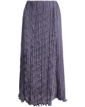 Posse Esme Plisse Midi Skirt - Purple
