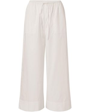 ROAME. Jasmyn Cotton Trousers - White