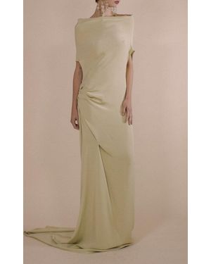 Christopher John Rogers Chrysalis Silk Gown - Natural