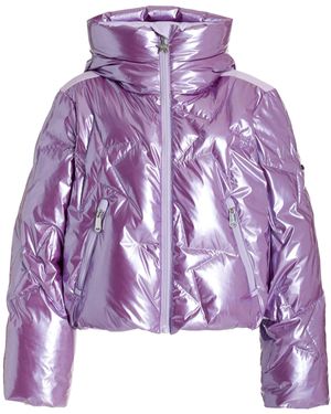 Goldbergh Glamstar Metallic Down Ski Jacket - Purple