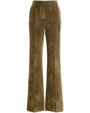TOVE Lora Corduroy Flared Pants - Natural