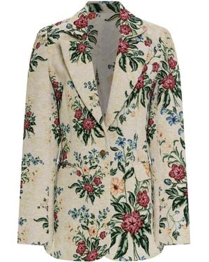 Agua Bendita Escudo Isolda Cotton Jacket - Multicolour