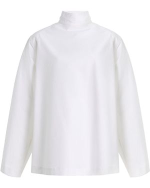 Alaïa Cotton Reverse Jacket - White