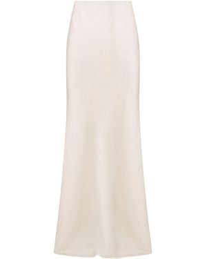 LoveShackFancy Maurine Slip Maxi Skirt - White